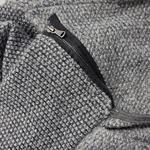 Asymmetrical Lagenlook Wool Blend Coat S/M - Picture 5 of 8